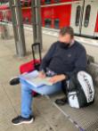 010a Preparing Interrail tickets in Frankfurt